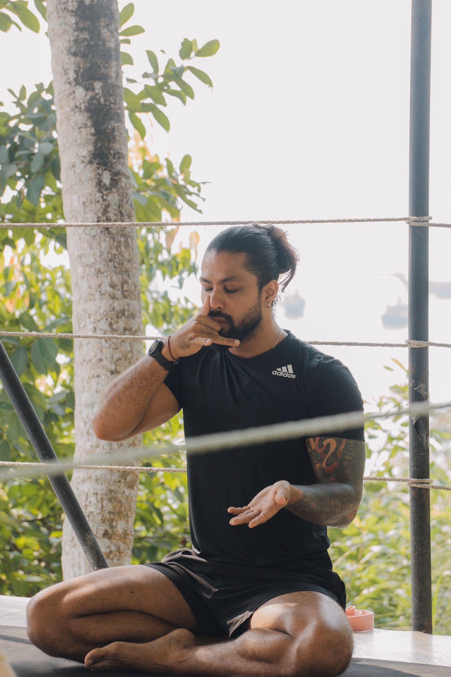 Pranayama breathwork practice